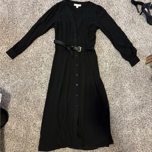 Size small Michael Kors button up dress w/belt